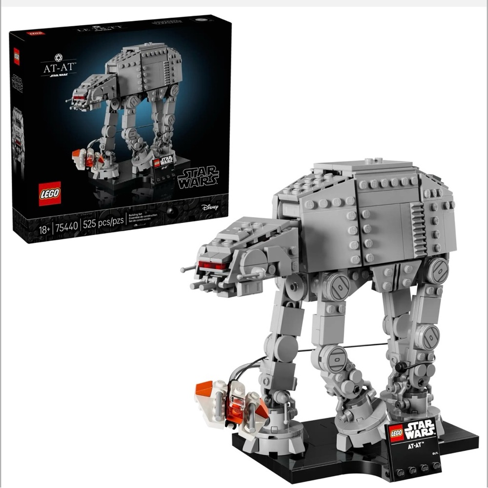 LEGO Star Wars AT‑AT 75440 – 525 Pieces, Mid‑Scale Build & Display Set